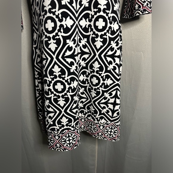 White House Black Market Women's Black Formal Cocktail‎ Dress Elastic Waist XS - Picture 2 of 8